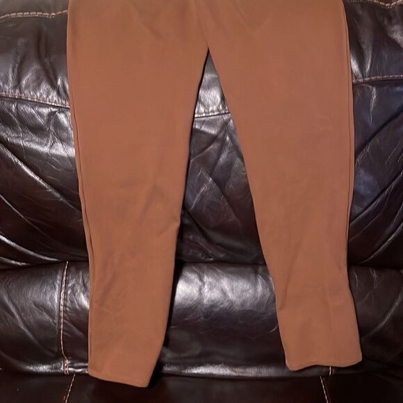 Chico’s “So Slimming” Refined Ponte Ankle Pant | Brown - Picture 7 of 16